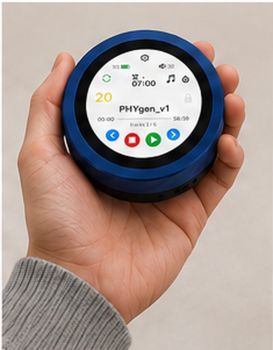 PHYbio Audio Player – in der Hand