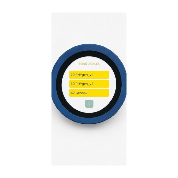 PHYbio Audio Player – Songauswahl